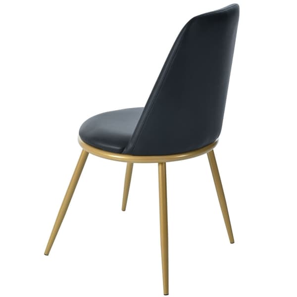 Rootz spisestuestolesæt med 2 - Luksuriøse siddepladser - Komfortable stole - Åndbart PU-læder - 50L x 48W x 88H cm