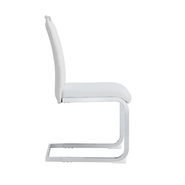 Rootz spisestuestolesæt - Moderne siddepladser - Kunstlæder - Komfortstøtte - 42L x 45W x 95H cm - Vandafvisende finish