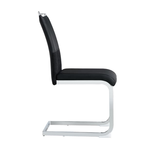 Rootz Modern ruokapöydän tuolit - Tyylikkäät istuimet - Keinonahkatuolit - Ergonominen mukavuus - 42cm x 45cm x 95cm