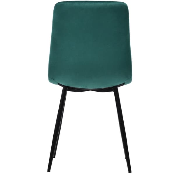 Rootz 4 ruokapöydän tuolin setti - Velvet-tuolit - Pehmustetut istuimet - Ergonominen muotoilu - 44 cm x 46 cm x 86 cm