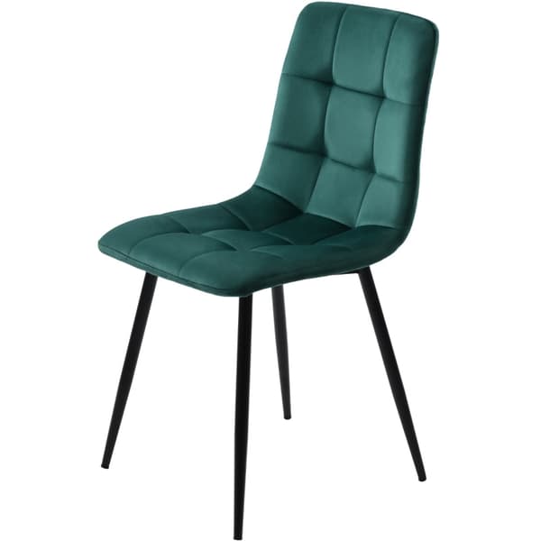 Rootz 4 ruokapöydän tuolin setti - Velvet-tuolit - Pehmustetut istuimet - Ergonominen muotoilu - 44 cm x 46 cm x 86 cm