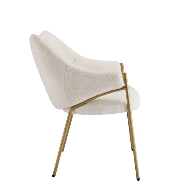 Rootz Sherpa spisestuestol - Omklædningsstol - Loungestol - Luksuriøs komfort - 54,5L x 67W x 83,7H cm