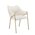 Miniatyrbillede 1 af 11: Rootz Sherpa spisestuestol - Omklædningsstol - Loungestol - Luksuriøs komfort - 54,5L x 67W x 83,7H cm