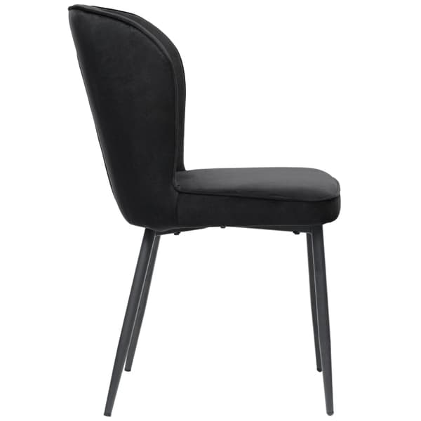 Rootz Velvet Spisestuestol - Moderne polstret sæde - Polstret siddeplads - Enestående komfort - 47L x 43W x 86H cm