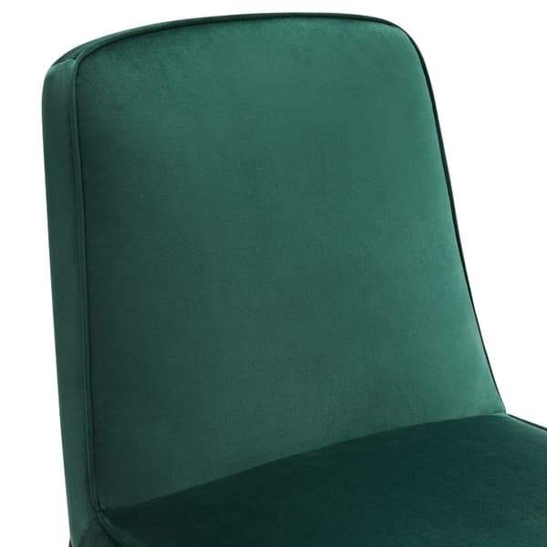 Rootz Velvet spisestuestolesæt - Polstrede siddepladser - Moderne spisestuestole - 150 kg Kapacitet - 46L x 45W x 81,5H cm - Luksuriøs komfort