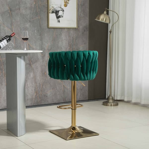 Rootz Vintage baarijakkara - Retro baarijakkara - Moderni jakkara - Velvet Comfort - 53cm x 51cm x 87cm