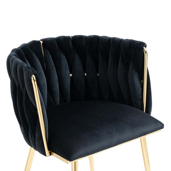 Rootz Velvet spisestuestolesæt med 2 - Polstrede stole - Polstrede siddepladser - Maksimal komfort - 54cm x 52cm x 72cm