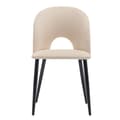 Miniatyrbillede 5 af 11: Rootz Velvet spisestuestole - Elegante spisestuestole - Sofistikerede siddepladser - Komfort og holdbarhed - 47L x 44W x 84H cm