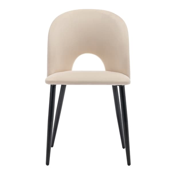 Rootz Velvet spisestuestole - Elegante spisestuestole - Sofistikerede siddepladser - Komfort og holdbarhed - 47L x 44W x 84H cm