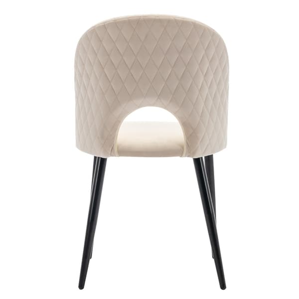 Rootz Velvet spisestuestole - Elegante spisestuestole - Sofistikerede siddepladser - Komfort og holdbarhed - 47L x 44W x 84H cm