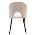 Miniatyrbillede 6 af 11: Rootz Velvet spisestuestole - Elegante spisestuestole - Sofistikerede siddepladser - Komfort og holdbarhed - 47L x 44W x 84H cm