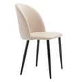 Miniatyrbillede 7 af 11: Rootz Velvet spisestuestole - Elegante spisestuestole - Sofistikerede siddepladser - Komfort og holdbarhed - 47L x 44W x 84H cm