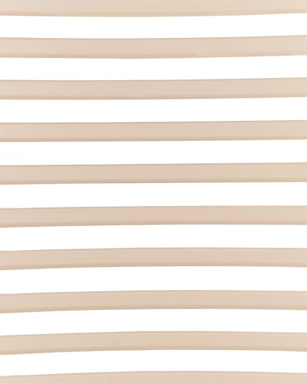 Sett med 4 spisestoler Beige Syntetisk materiale Metallben Moderne og minimalistisk stil Spisestue
