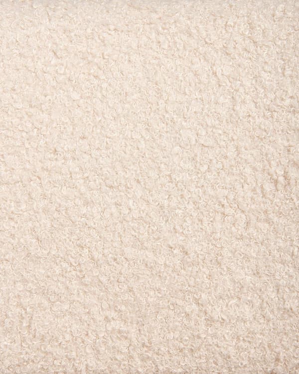 Matstolar 2-pack Mörkt Trä och Beige Polyester Boucle Tyg Böjträben Retro Traditionell Stil