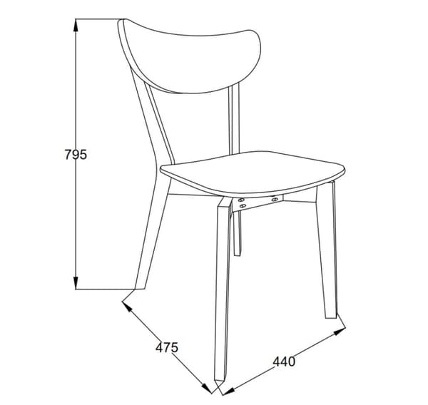 Chair ROXBY white