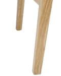 Miniatyrbild 8 av 9: Matstolar 2-pack Ljus Gummiträram Beige Tygsits Armlösa Retro Traditionell Design