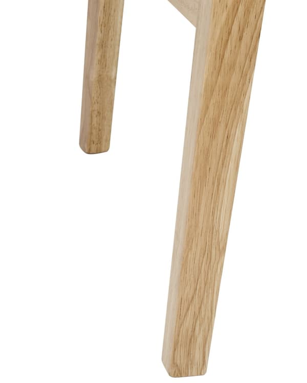 Matstolar 2-pack Ljus Gummiträram Beige Tygsits Armlösa Retro Traditionell Design