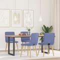 Miniatyrbild 1 av 2: Matstolar 4 st Jeans blått tyg