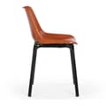 Miniatyrbild 3 av 6: Chaise en cuir L45 cm - ROCKIE