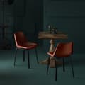 Miniatyrbild 2 av 6: Chaise en cuir L45 cm - ROCKIE