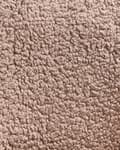 Miniatyrbilde 11 av 11: Sett med 2 Spisestoler Taupe Boucle Teddy Stoff Seter Metallben til Spisestue Kjøkken