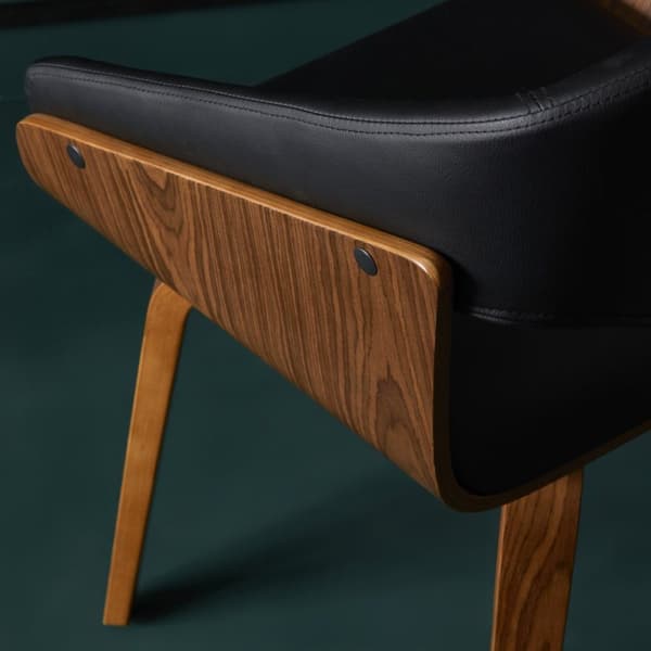 Bridge en vinyle noir H78 cm - BRAD