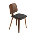 Miniatyrbild 4 av 6: Lot de 2 chaises en vinyle noir H80,5 cm - BRAND