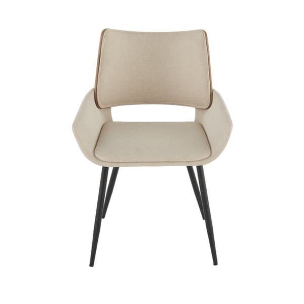 Lot de 2 chaises en tissu beige H81 cm - HORTENSE