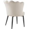 Miniatyrbillede 8 af 11: Sofa Stella, tyk polstring, 67x64x76cm - Velour creme/sort
