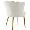 Miniatyrbillede 8 af 11: Sofa Stella, tyk polstring, 67x64x76cm - Kunstpels creme/guld