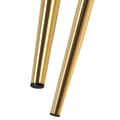 Miniatyrbillede 10 af 11: Sofa Stella, tyk polstring, 67x64x76cm - Kunstpels creme/guld