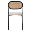 Miniatyrbild 4 av 7: Matstol set om 4 beige upp till 120 kg rotting ryggstöd ML-Design