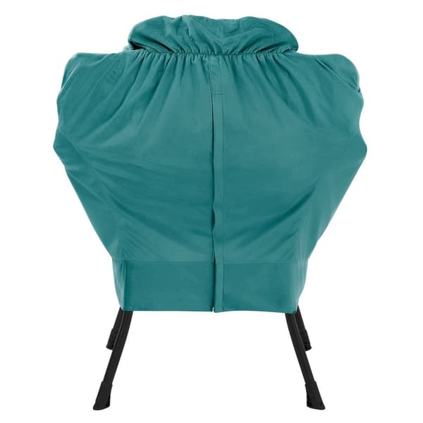 Bensindriven reclinerstol med armstöd och tjock huvuddyna samt metallram Loungestol upp till 120 kg ML design