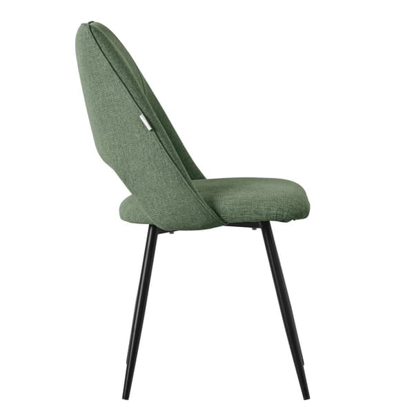 Matstol set om 2 grön stoppad inkl. monteringsmateriel Stoppad stol Köksstol ML design