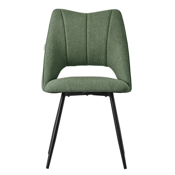 Matstol set om 2 grön stoppad inkl. monteringsmateriel Stoppad stol Köksstol ML design