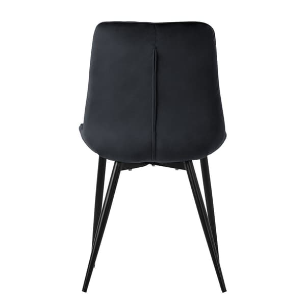 Ruokailutuolin 2 kpl antrasiittinen keinonahkaverhoilu metallijaloilla sis. kokoonpanomateriaalin ML-Design