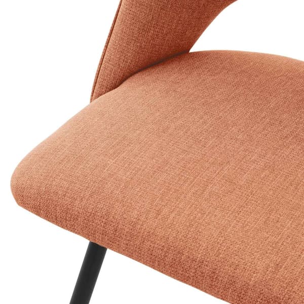 Matstol set om 2 orange stoppad inkl. monteringsmaterial Stoppad stol Köksstol ML design