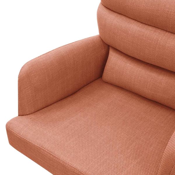 Matstol orange snurrbar med avtagbar ryggdyna stoppad upp till 120 kg ML design