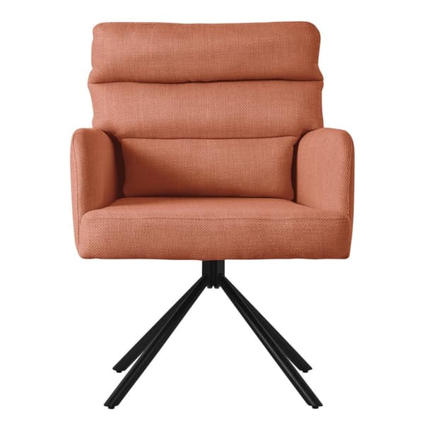 Matstol orange snurrbar med avtagbar ryggdyna stoppad upp till 120 kg ML design