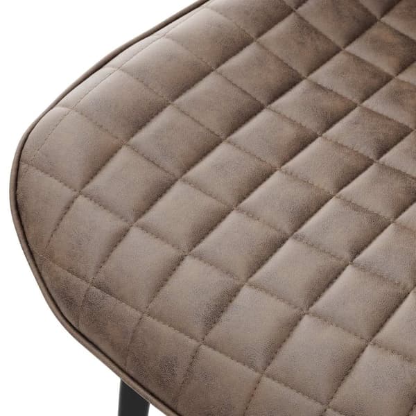 Ruokailutuolin 2 kpl antrasiittinen keinonahkaverhoilu metallijaloilla sis. kokoonpanomateriaalin ML-Design