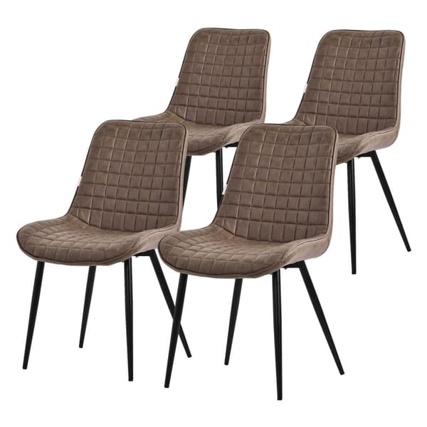 Ruokailutuolin 2 kpl antrasiittinen keinonahkaverhoilu metallijaloilla sis. kokoonpanomateriaalin ML-Design