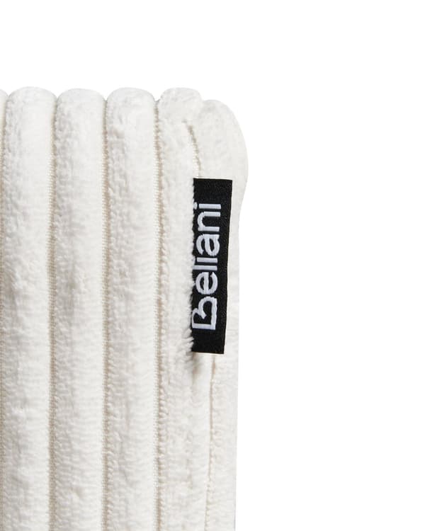 Sett med 2 Spisestuestoler Off-White Kordfløyel Trekk Retro Design