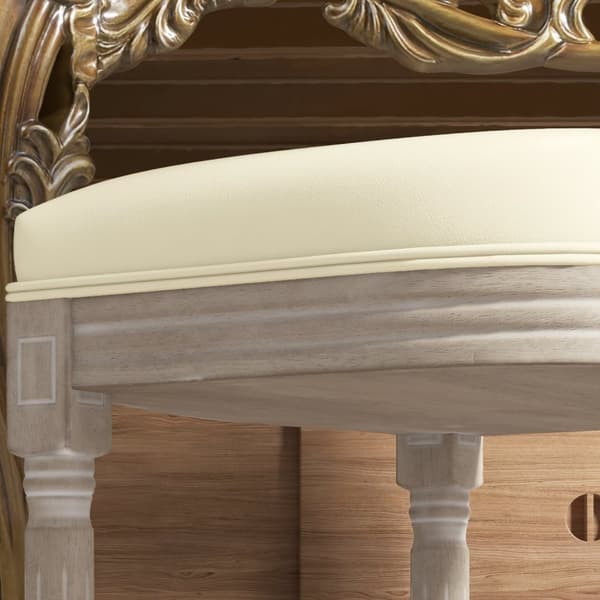 Rootz 2 -kappaleinen ruokasalituolit - Mitalion -tuolit - Louis XVI -tyyli - ergonominen mukavuus - 48w x 57d x 96h cm