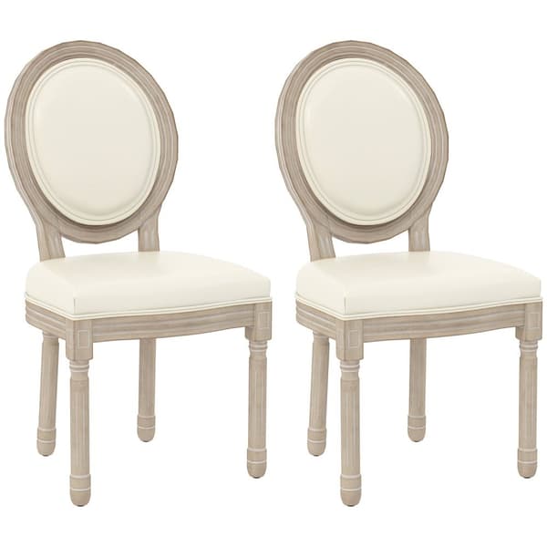 Rootz 2 -kappaleinen ruokasalituolit - Mitalion -tuolit - Louis XVI -tyyli - ergonominen mukavuus - 48w x 57d x 96h cm