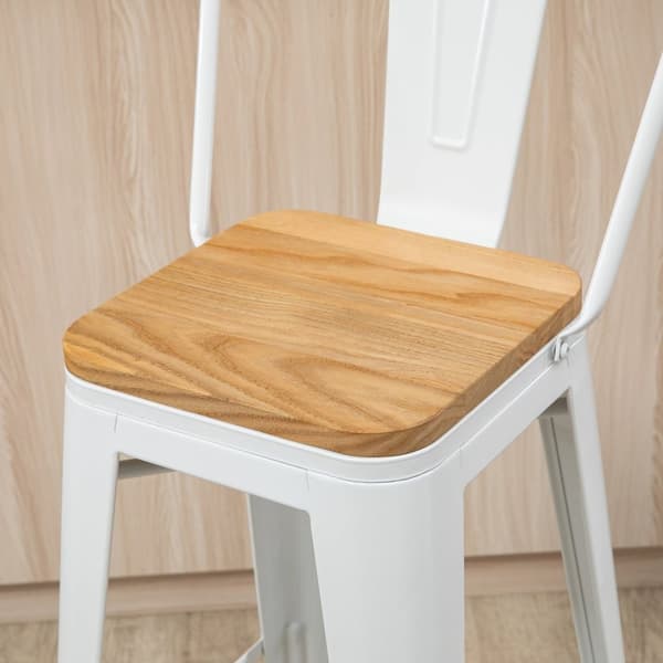 Rootz 4 Set Industrial Baar -tuolit - Keittiön tuolit - Etutuoli - Ergonominen suunnittelu - 44W x 48d x 117H cm