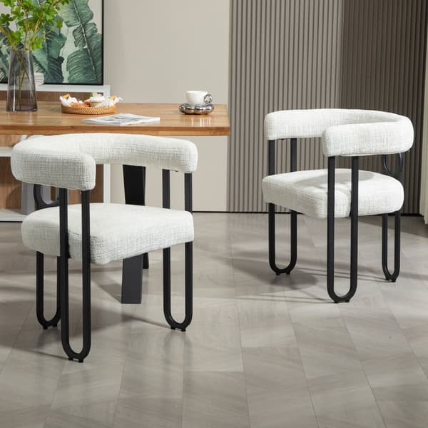 Rootz Chenille -sarjatuolit - Verhoilut tuolit - Tyylikkäät istuimet - Suurin mukavuus - 60L x 47W x 72H CM