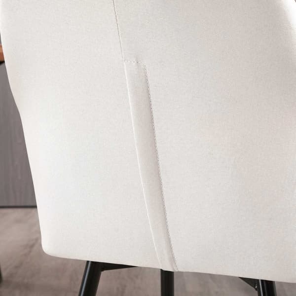 Rootz spisestuestole sæt - besøgende stole - skandinavisk design - ergonomisk komfort - 59,5 cm x 56,5 cm x 81 cm - Hvid
