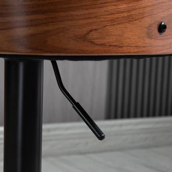 Rootz Sarja 2 säädettävää baarituolia - Kääntötuolit - Counter -jakkarat - Mukavuusistuimet - 48L x 53W x 92,5-113H cm