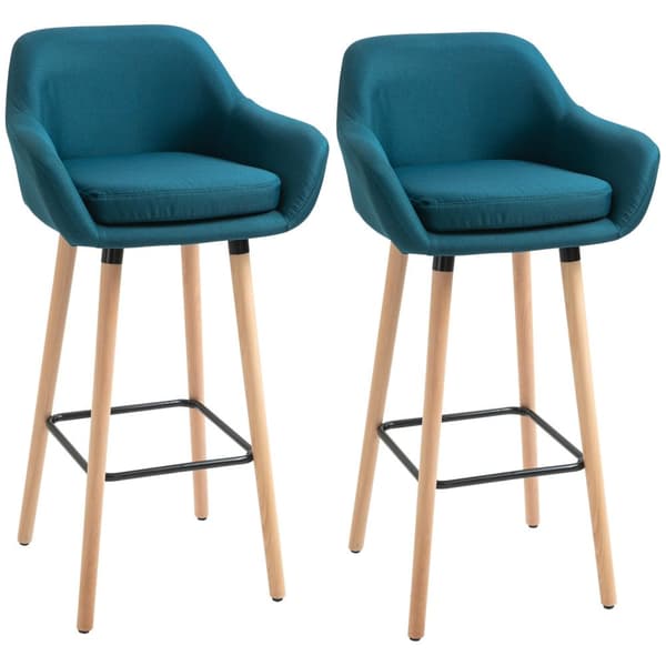 Rootz Skandinavian Designer Bar -jakkarat - Korkeat jakkarat - Counter Stools - Mukavat liinavaatteet - 55 cm x 48cm x 100cm