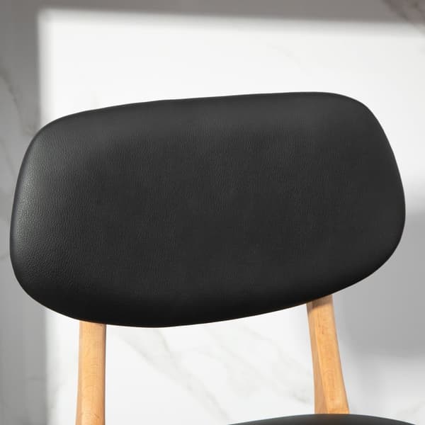 Rootz Set of 2 Bar Stools - High Chairs - Seating Stools - Comfortable Footrest - 42W x 47D x 92H cm